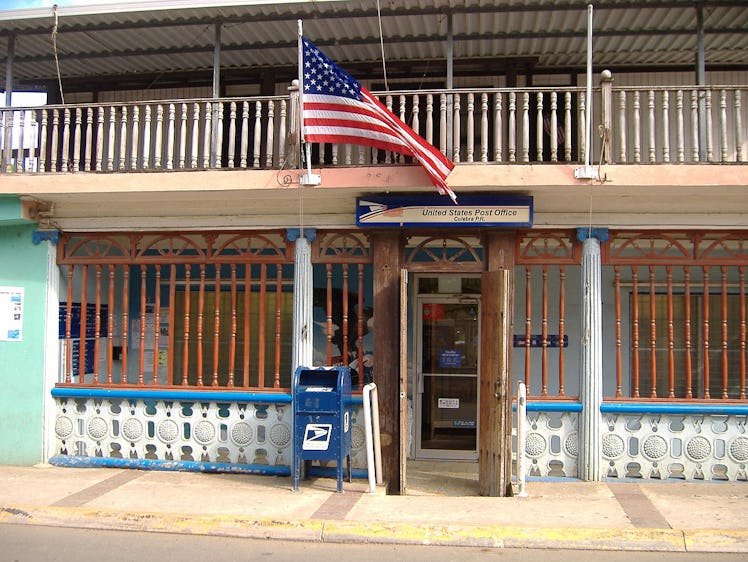 The Post Office in Culebra, Puerto Rico.