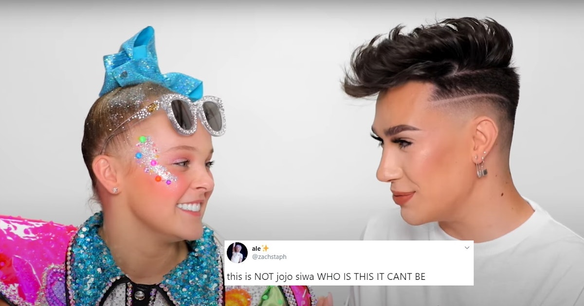 James Charles’ Makeover Of JoJo Siwa Has Everyone Shook Over Her