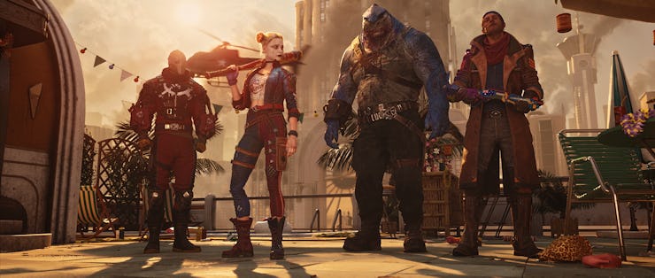 An insert with characters from 'Suicide Squad: Kill the Justice League'