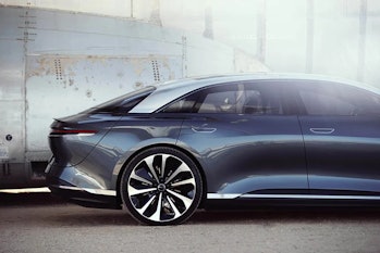 Lucid Air electric vehicle.