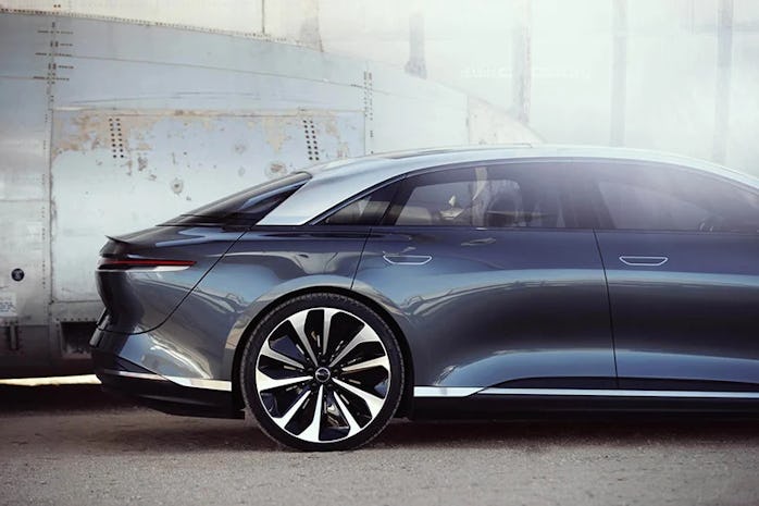 Lucid Air electric vehicle.