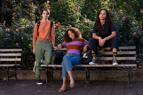 Elodie, Tabitha, and Moe in Trinkets via the Netflix press site