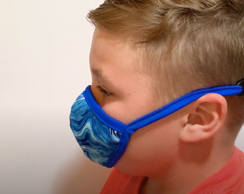Behind-the-head Sensory Mask for kids from Autism Products 