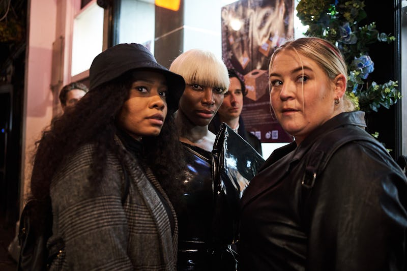 Weruche Opia, Michaela Coel, and Harriet Webb in I May Destroy You via WARNER MEDIA PRESS SITE