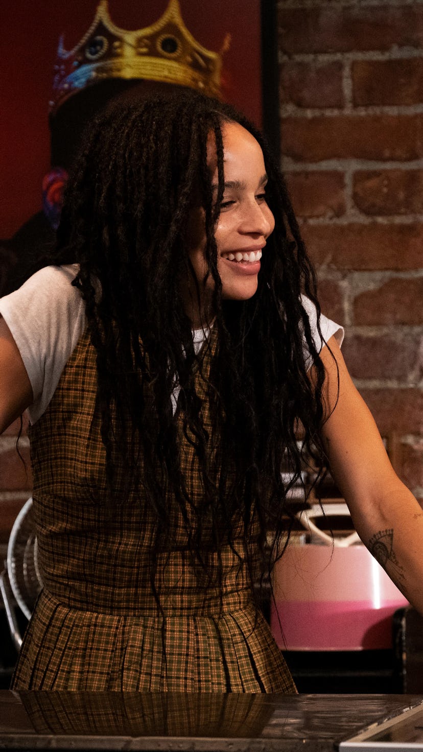Zoe Kravitz in Hulu's High Fidelity.