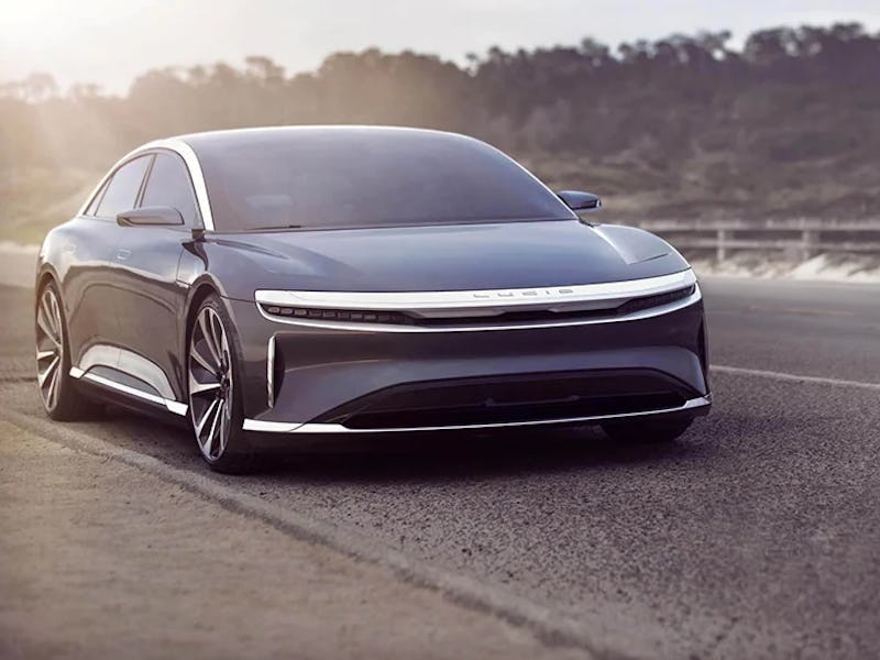 Lucid Air electric car.