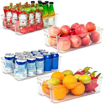 Vtopmart Refrigerator Organizer Bins (4-Pack)