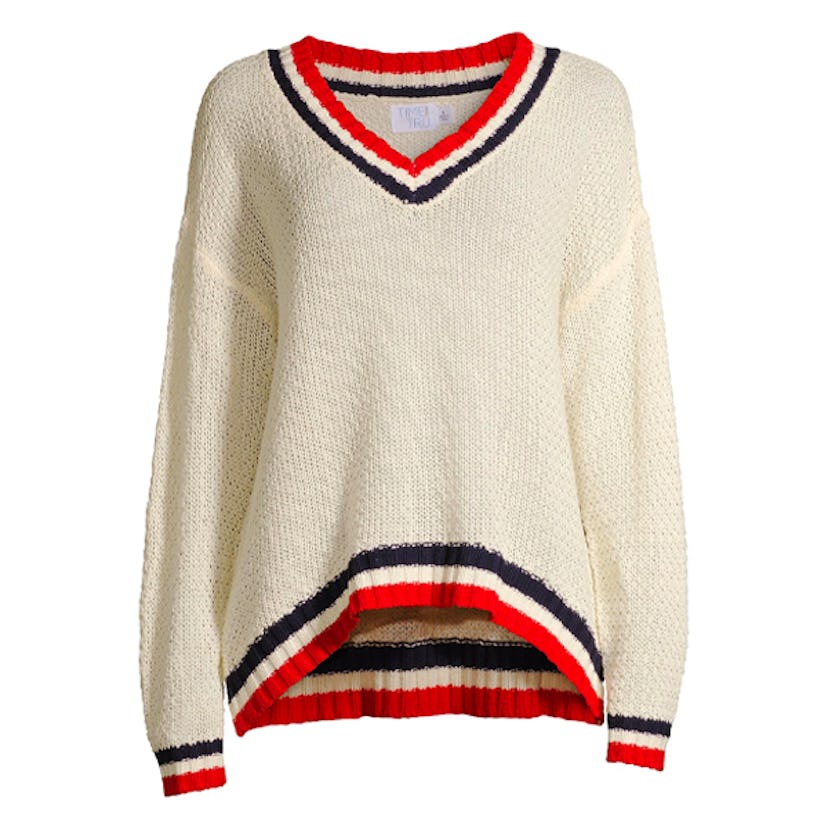 V-Neck Varsity Sweater
