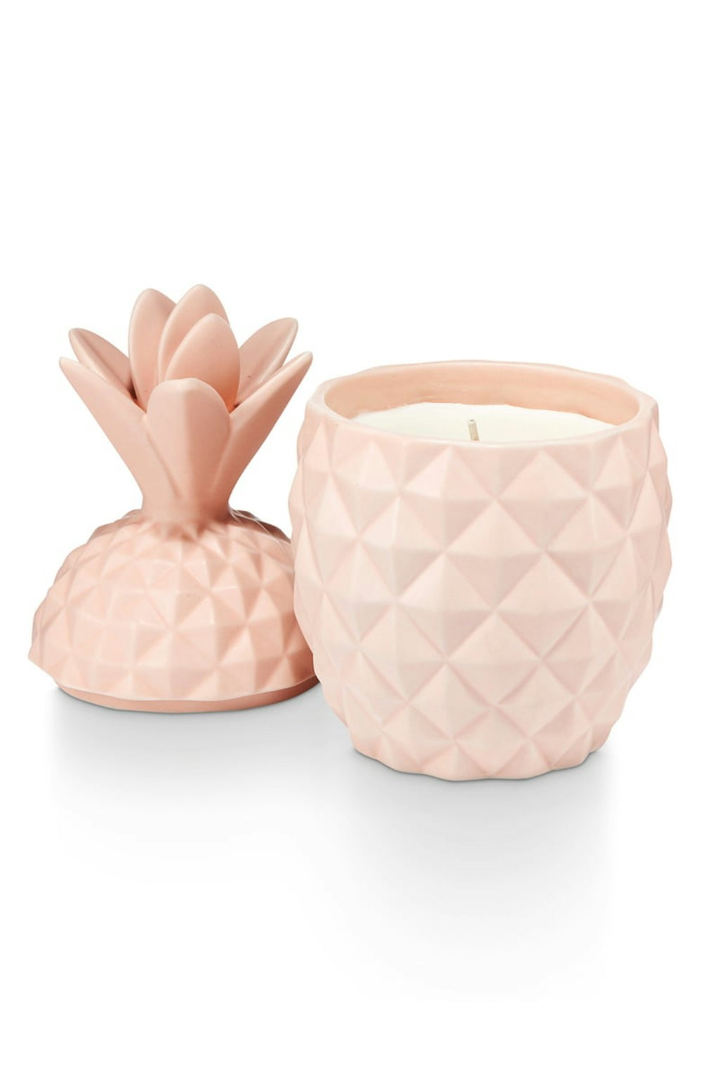 Illume Ceramic Pineapple Jar Candle