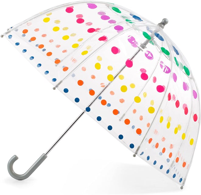 Totes Kid's Clear Bubble Umbrella with Easy Grip Handle