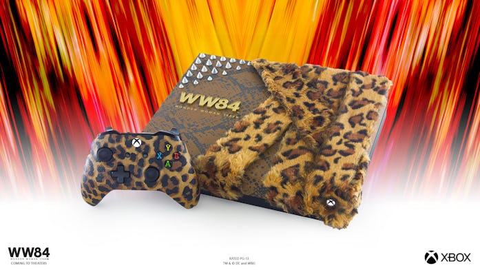 A leopard print Xbox One X.