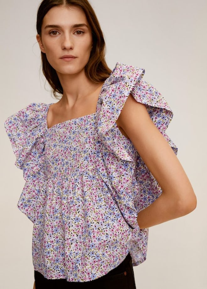 RUFFLES FLORAL TOP