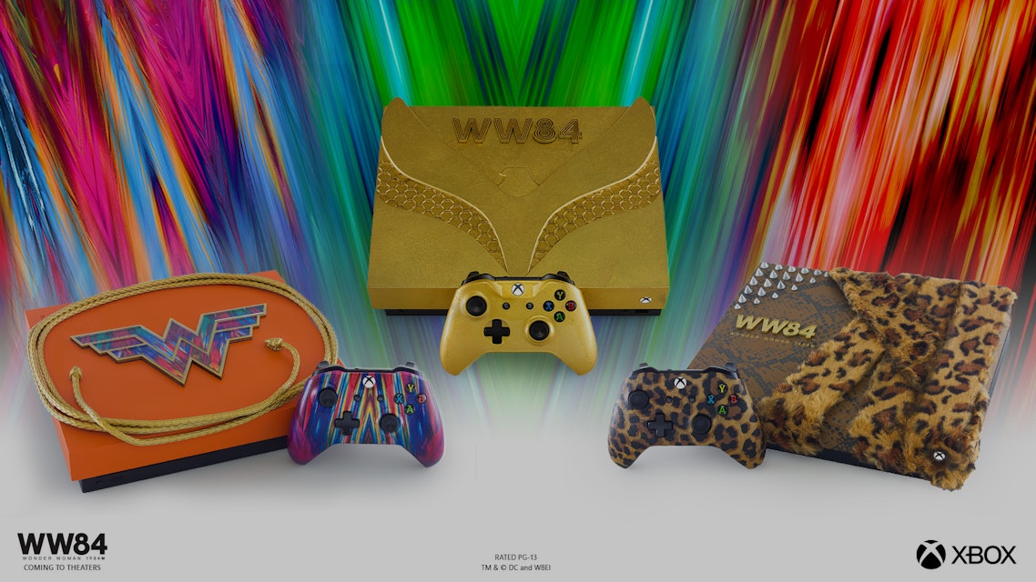 These Xbox One X Consoles Got Into Wonder Woman Drag For A Good Cause - xbox one roblox gold