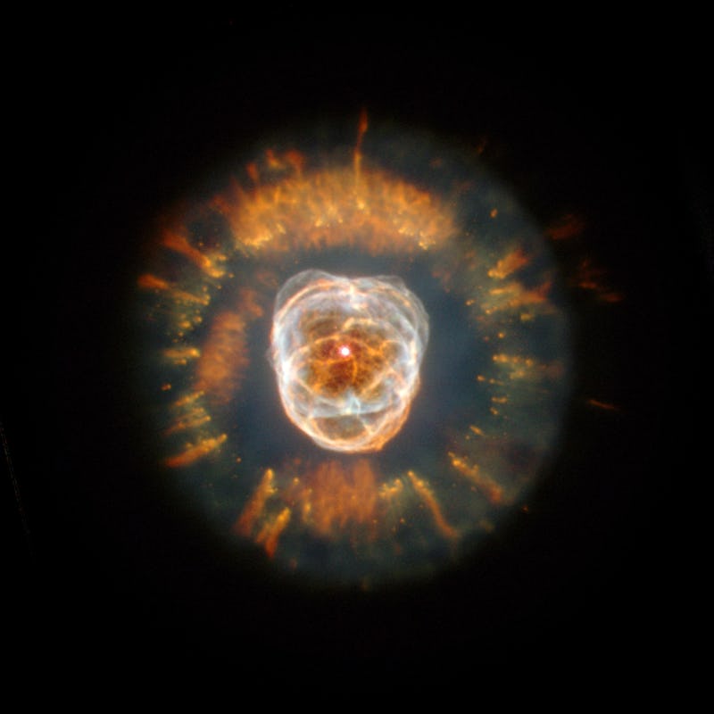 A digital illustration of an ancient supernova