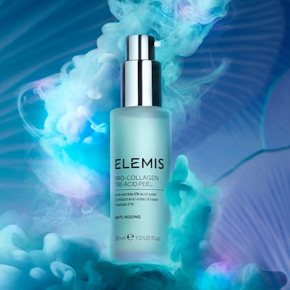 Campaign imagery for the ELEMIS Pro-Collagen Tri-Acid Peel.