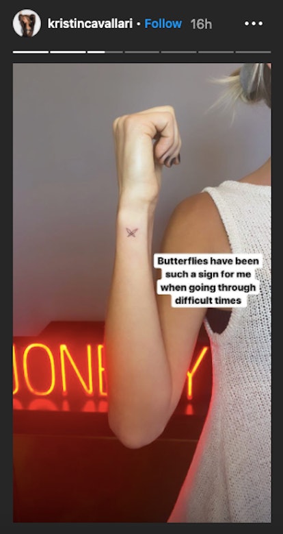 Kristin Cavallari got a breakup tattoo. 