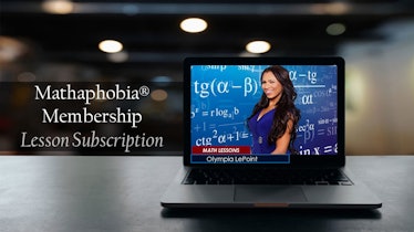 Olympia LePoint's Mathaphobia Membership lesson subscription.