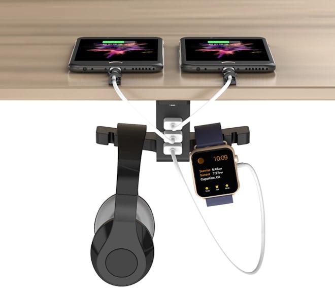 coozoo Headphone Stand with USB Port