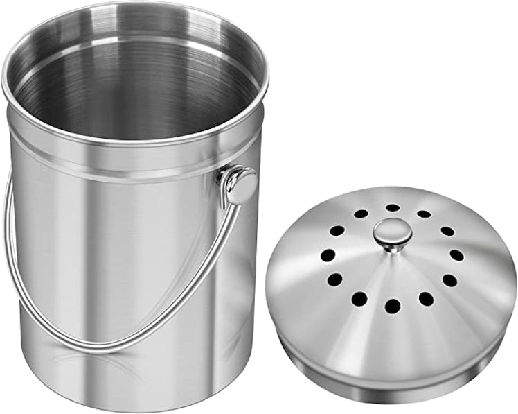 Utopia Kitchen Stainless Steel Compost Bin