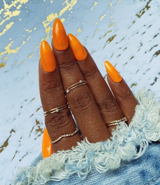 Tangerine Press On Nails