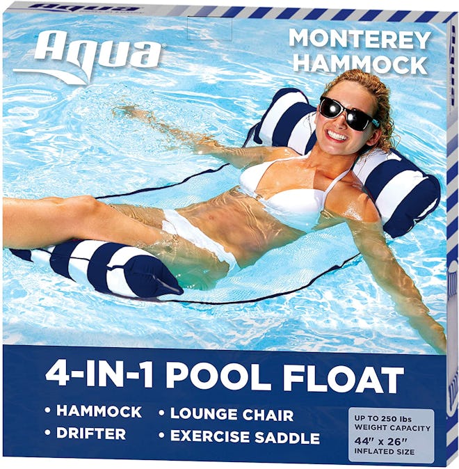 Aqua 4-in-1 Monterey Hammock Inflatable Pool Float