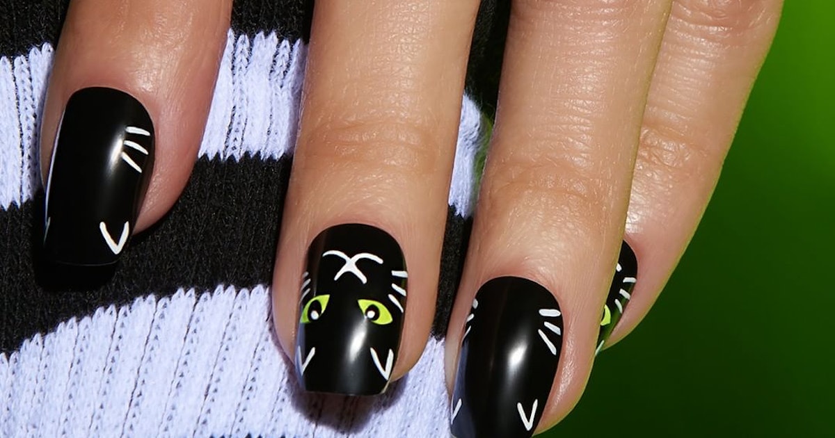 9 Press On Nails For Halloween That Are Quick Easy Appropriately Spooky