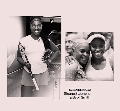 Sloane Stephens and her mother, Sybil Smith.