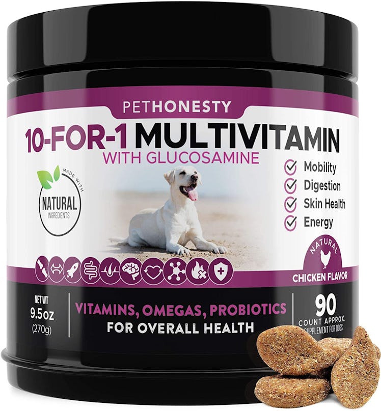 PetHonesty Store 10 In 1 Dog Multivitamin With Glucosamine (90 Count)