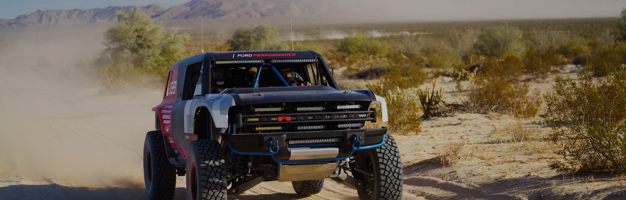 Ford Bronco R racing truck. 