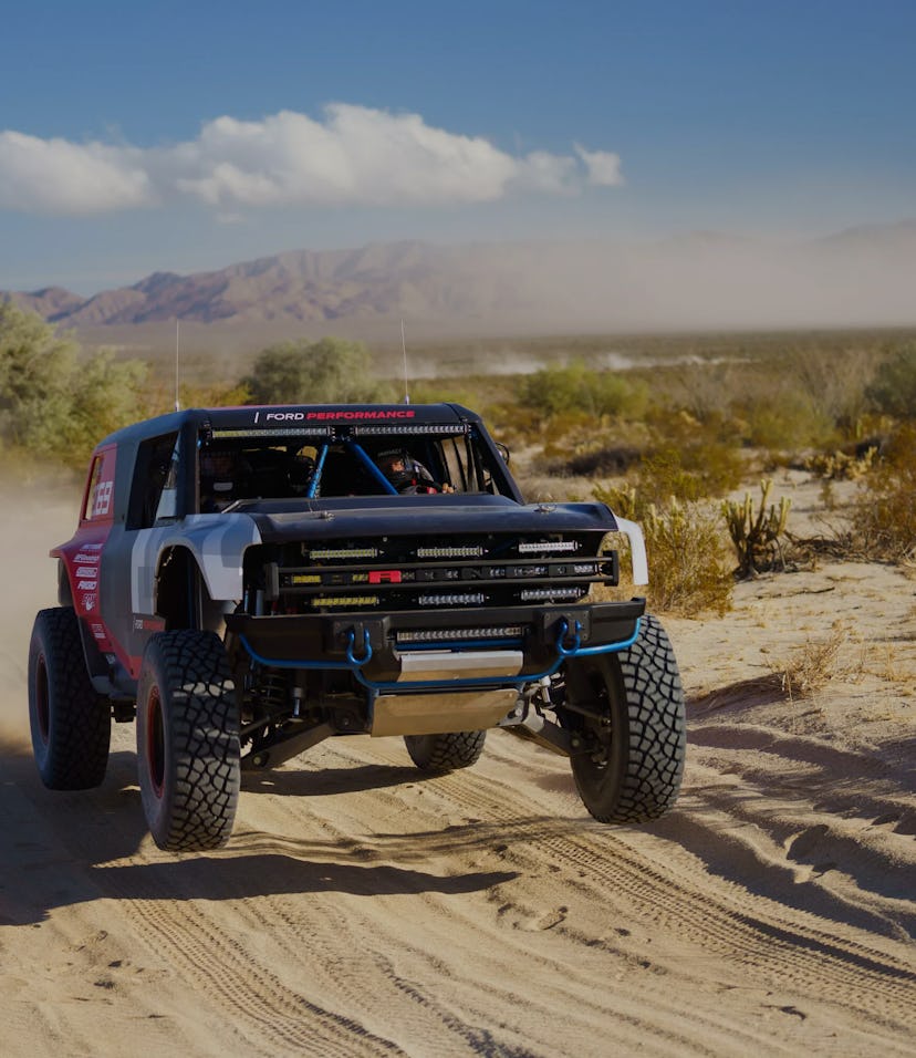 Ford Bronco R racing truck.