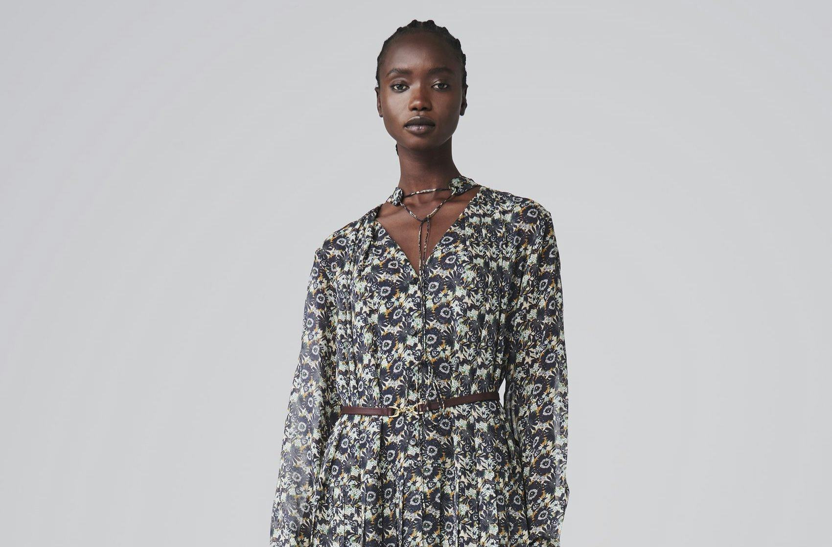 Victoria Beckham Floral Maxi Dress AW20