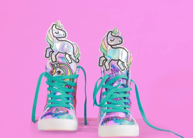 Kid's Hightop Unicorn Sneakers
