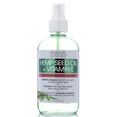 Advanced Clinicals Store Hemp + Vitamin E Face Mist