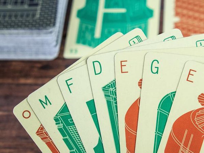 Letter Tycoon hand of cards