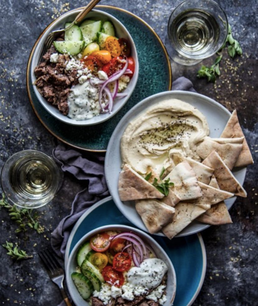 make slow cooker gyro bowls on a school night