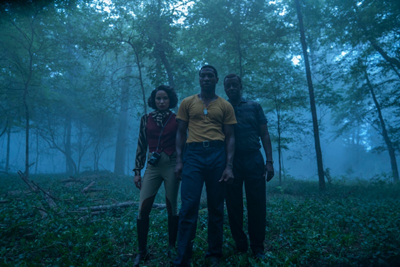 Tic, Leti, and George in the woods from 'Lovecraft Country,' which was filmed in southern Illinois' ...