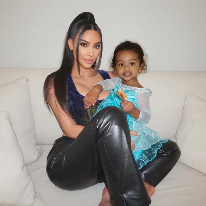 Kim Kardashian West and her daughter Chi