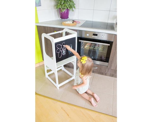 Kitchen tower in white with chalkboard, SweetHOMEfromwood