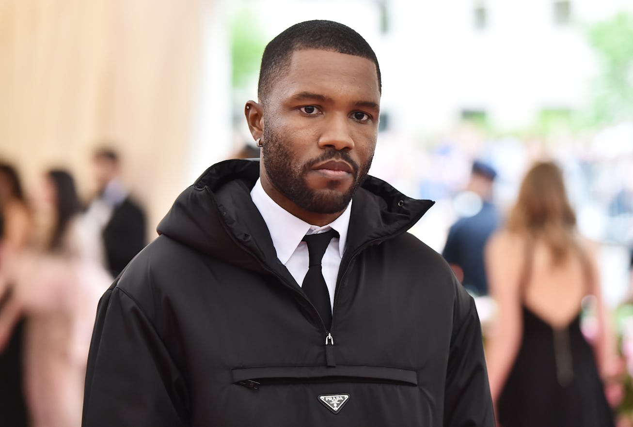 Frank Ocean attends The 2019 Met Gala Celebrating Camp: Notes on Fashion at Metropolitan Museum of A...