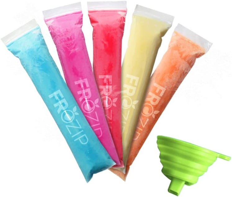 Frozip 125 Disposable Ice Popsicle Mold Bags