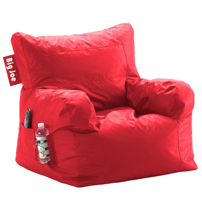 Big Joe Dorm Chair in Flaming Red