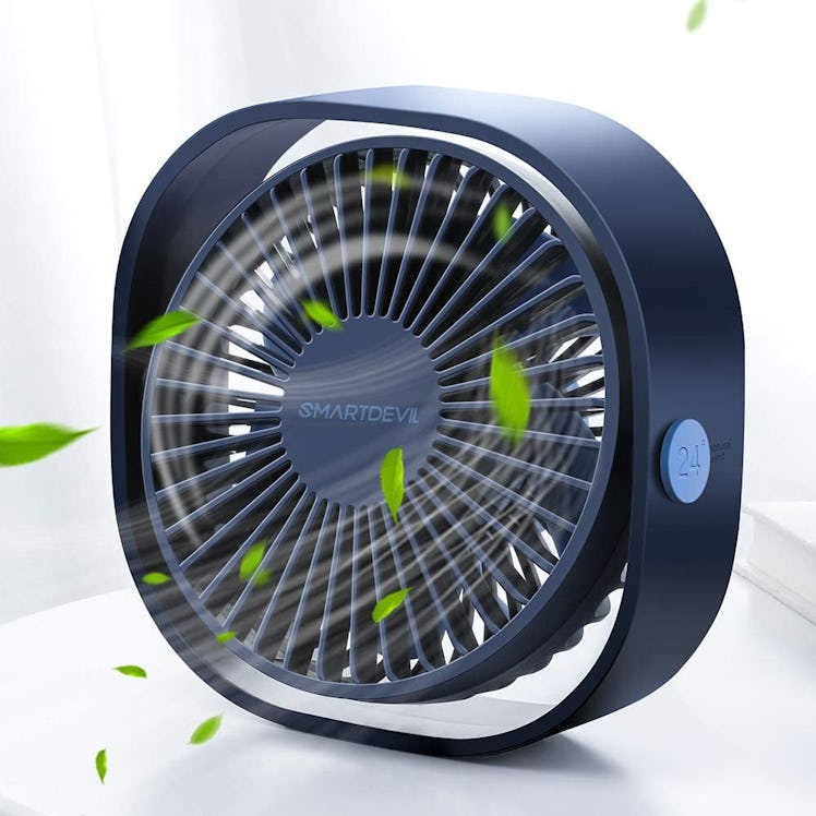 SmartDevil Small Personal USB Desk Fan