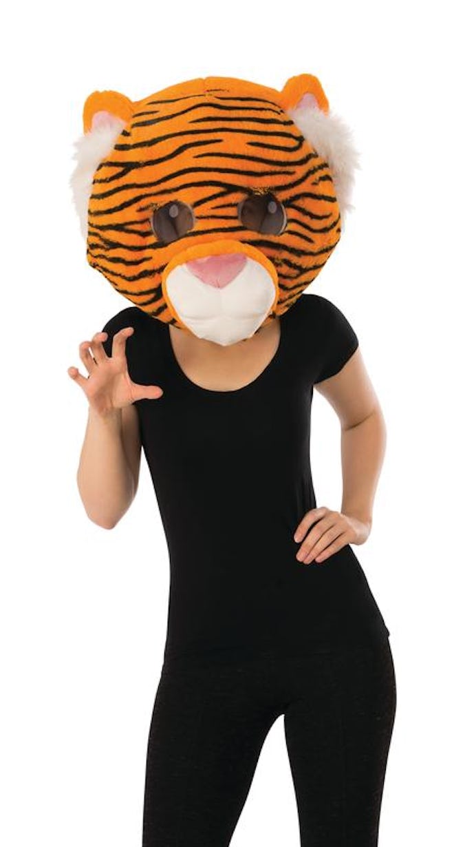 Rubie's Plush Tiger Mascot Head Halloween Accessory