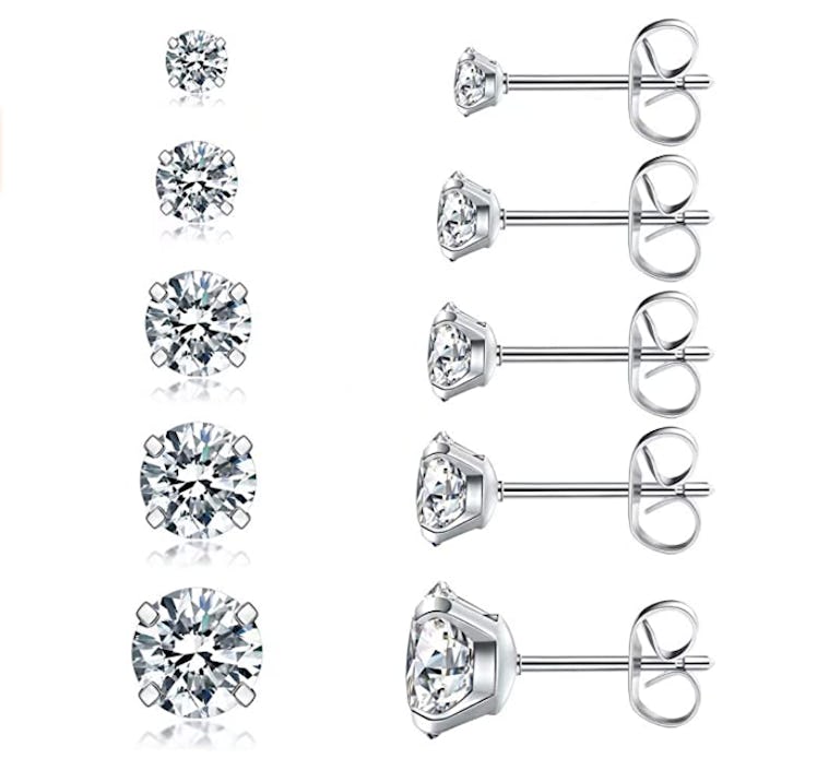 Wssxc Store Stud Earring Set (5-Pack)