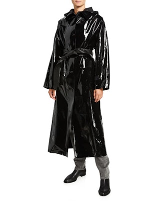 Maxi Glossy Lacquer Raincoat