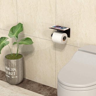 Vdomus Toilet Paper Holder with Shelf