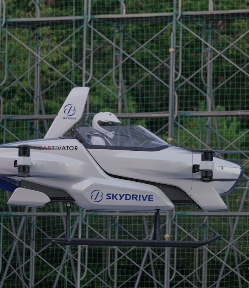 SkyDrive's SD-03 is a single-seat eVTOL aircraft.