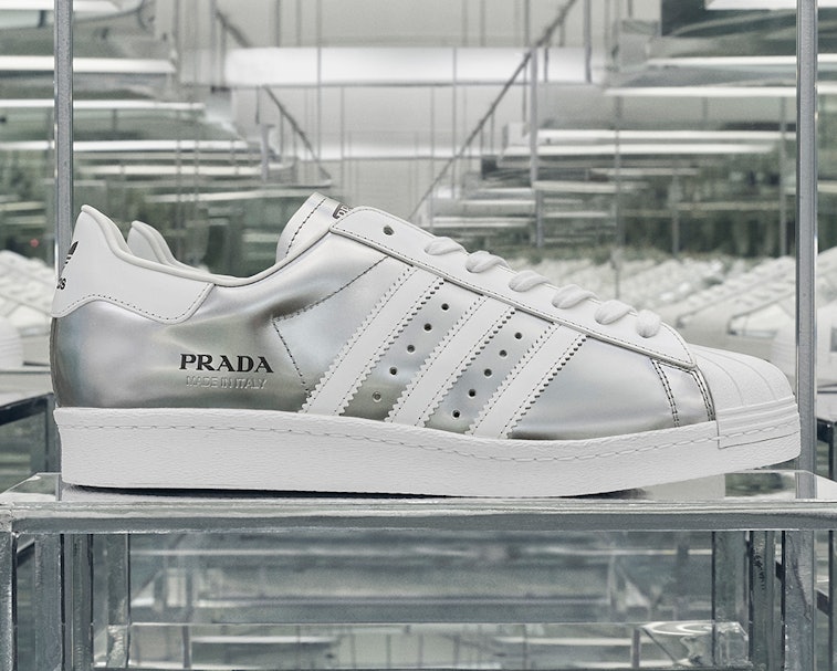 Adidas and Prada are making a trio of luxury, $525 Superstar sneakers