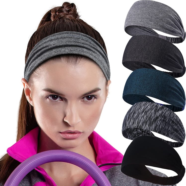 Calbeing Workout Headband (5-Pack)