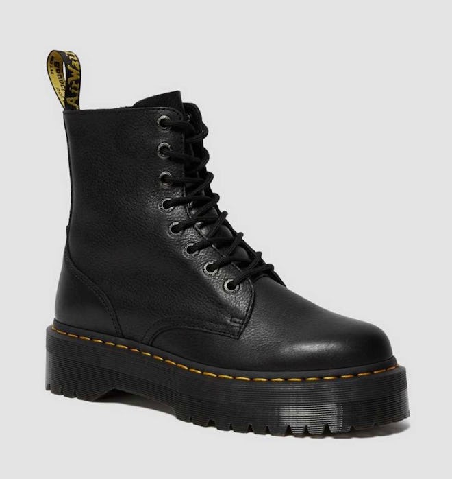 Jaden Pisa Leather Platform Boots